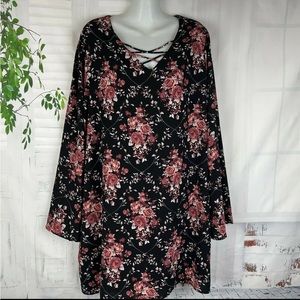 Xhilaration Floral Dress- Size L